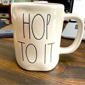 Rae Dunn "HOP TO IT" Artisan Collection by Magenta Coffee Mug